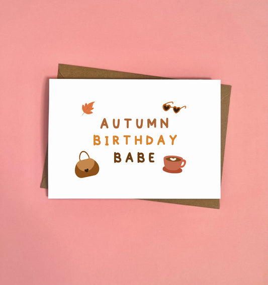 Autumn Birthday Babe