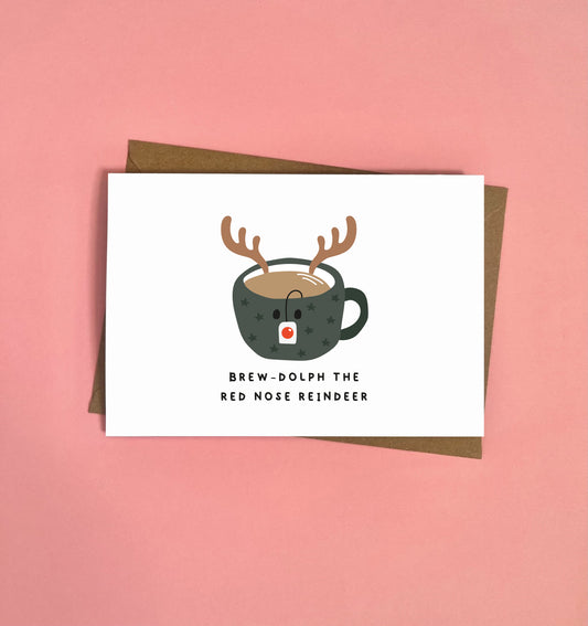 Brew-Dolph The Red Nose Reindeer