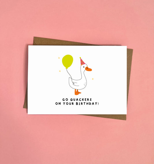 Go Quackers On Your Birthday